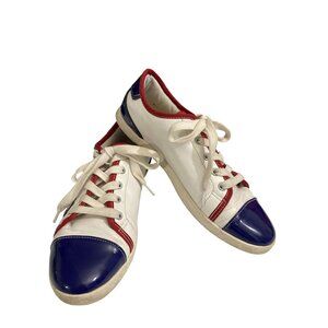 André Women's Size 9 (UK40)  White Red Palm Tree Detail Sneakers shoe